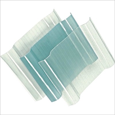 Industrijske vanjske prozirne FRP stakloplastike krovne ploče Valoviti prozirni crijep za staklenik